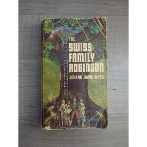1969 The Swiss Family Robinson Johann David Wyss Vintage Paperback First Edition